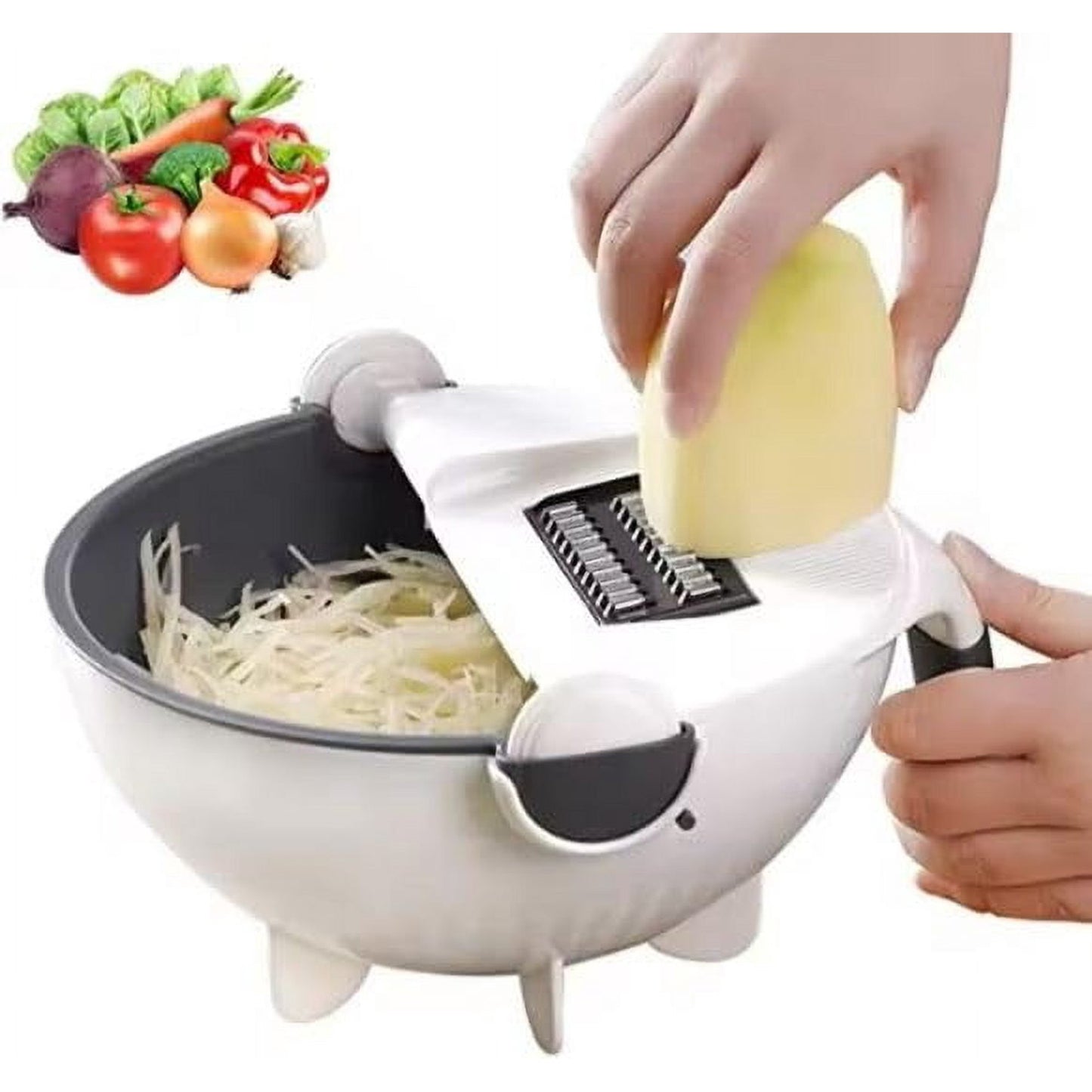 9 in 1 Multifunctional Vegetable Slicer Household Potato Slicer Potato Chip Slicer Radish Grater Kitchen Tools Vegetable Cutter